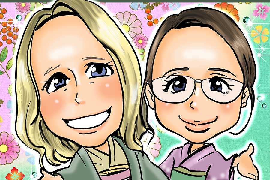 Japanese Manga style portrait drawing by a popular portrait artist